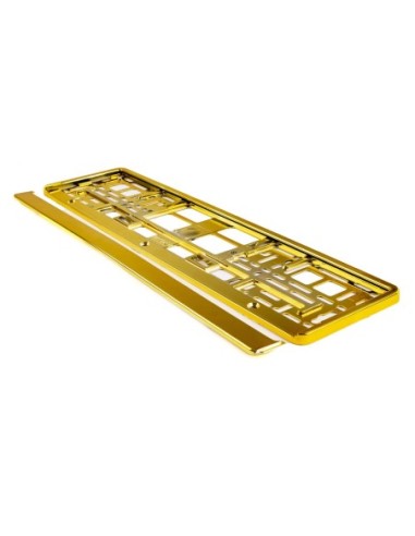 |AutoNeo.roSuport numar inmatriculare din plastic, calitate Premium, culoare AURIU