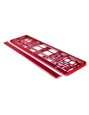 |AutoNeo.roSuport numar inmatriculare din plastic, calitate Premium, culoare ROSIE