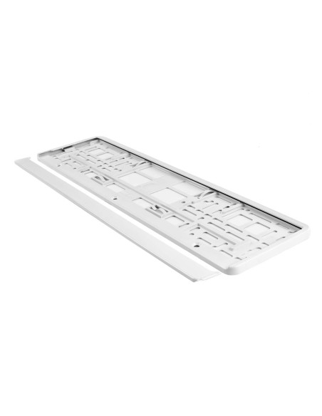 |AutoNeo.roSuport numar inmatriculare din plastic, calitate Premium, culoare ALBA