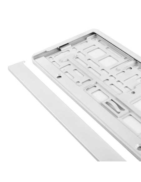 |AutoNeo.roSuport numar inmatriculare din plastic, calitate Premium, culoare ALBA