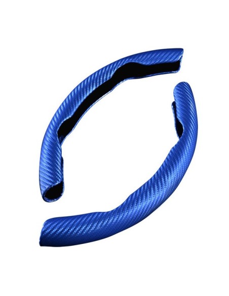 |AutoNeo.roSet 2 ornamente volan finisaj CARBON ALBASTRU, dimensiune universala
