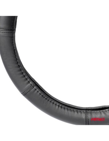 |AutoNeo.roHusa volan din Piele Naturala, culoare Neagra, marime XXL (volan 44-46cm), AVX-AM03549