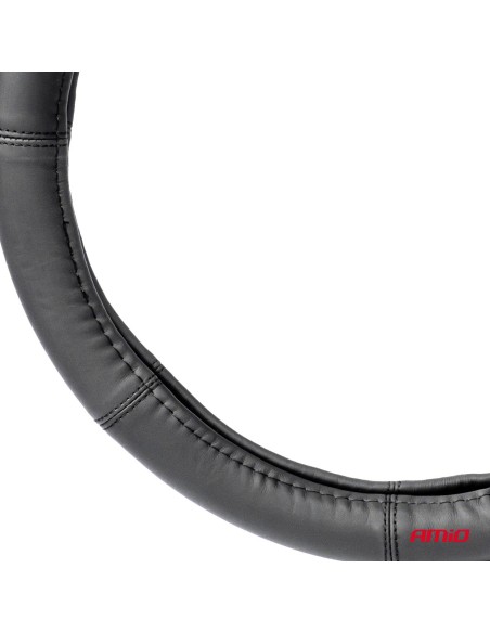 |AutoNeo.roHusa volan din Piele Naturala, culoare Neagra, marime XXL (volan 44-46cm), AVX-AM03549