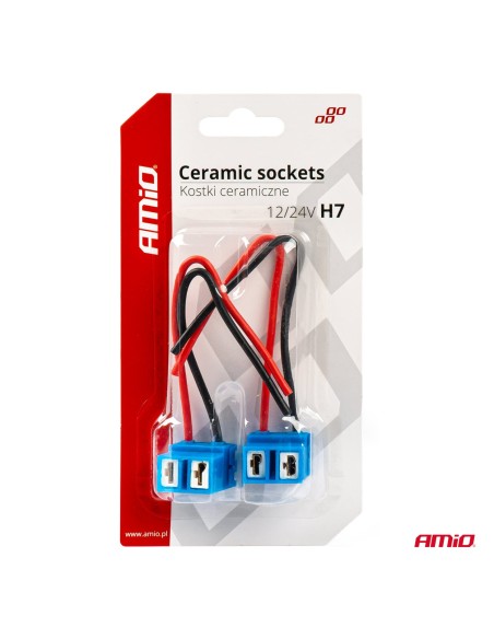 |AutoNeo.roSet 2 mufe ceramice soclu H7, rezistente termic, L Shape