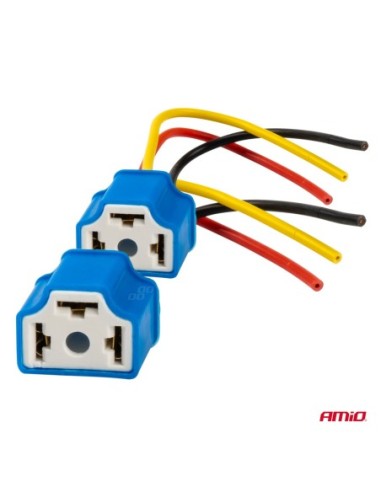 |AutoNeo.roSet 2 mufe ceramice soclu H4, rezistente termic, 12-24V