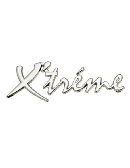 |AutoNeo.roEmblema auto metalica, autoadeziva, model "X’TREME", finisaj Crom, dimensiune, 15 x 3 cm