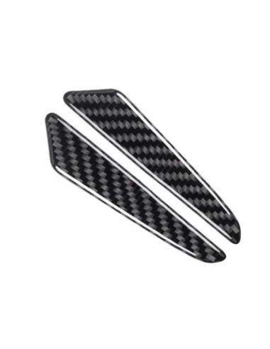 |AutoNeo.roSet 8 elemente de protectie usa "Imitatie Carbon", flexibile, autoadezive, culoare Neagra