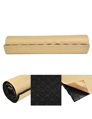 |AutoNeo.roMaterial insonorizant auto adeziv reliefat, dimensiune 80cm x 50cm x 15mm, culoare Neagra