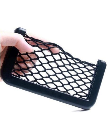 |AutoNeo.roOrganizator de tip buzunar din plasa elastica cu rama plastic, dimensiune 14,5 x 7 cm, culoare neagra