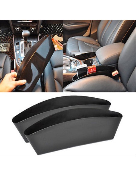 |AutoNeo.roSet 2 organizatoare auto de tip "buzunar", montaj intre scaun si consola centrala, dimensiune 35 x 11 cm