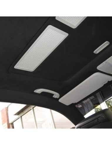 |AutoNeo.roMaterial pentru reconditionare plafon auto, material textil cu spate buretat, culoare Neagra, dimensiune 2m x 1,50m