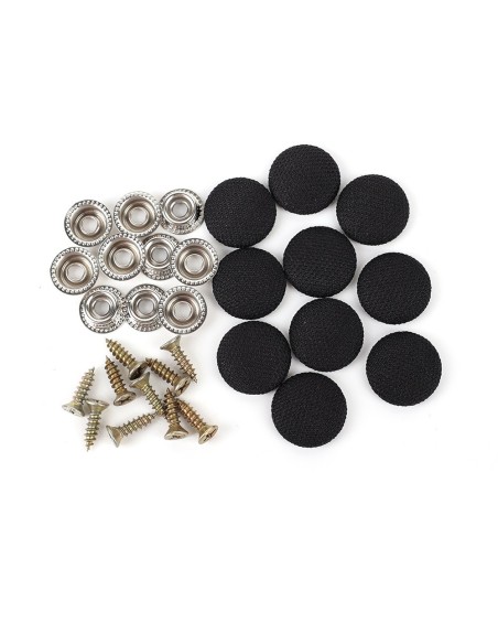 |AutoNeo.roSet 12 clipsuri pentru reparatii tapiterie plafon auto, culoare Negru