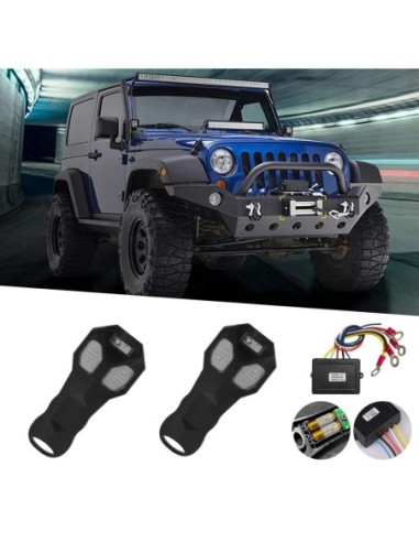 |AutoNeo.roModul cu 2 telecomenzi Wireless pentru actionare Troliu, destinatie Off-Road, ATV, SSV, QUAD (AVX-T100123-8)