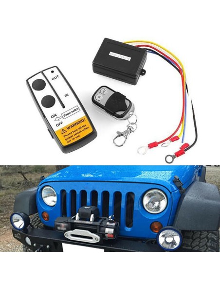 |AutoNeo.roModul cu 2 telecomenzi Wireless pentru actionare Troliu, destinatie Off-Road, ATV, SSV, QUAD (AVX-T290519-8)
