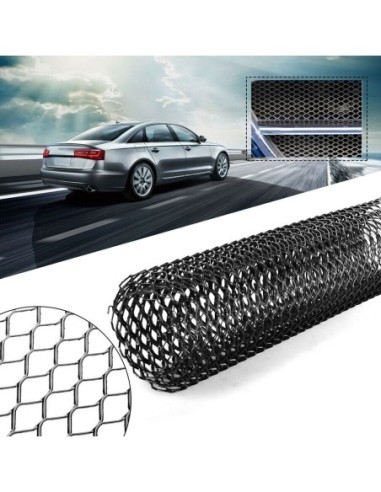 |AutoNeo.roGrila Sport Tuning din Aluminiu, dimensiune 100 x 33cm, decupabila, culoare Neagra