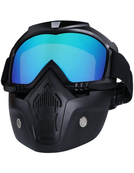 |AutoNeo.roMasca de Protectie cu Ochelari Detasabili, cu destinatie Moto, ATV, SSV, QUAD