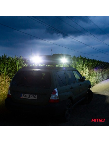 |AutoNeo.roProiector LED pentru Off-Road, ATV, SSV,  culoare 6500K, cu doua functii, tensiune 9 - 36V, dimensiune, 110 x 75 mm