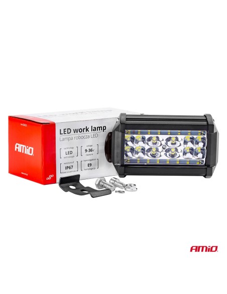 |AutoNeo.roProiector LED pentru Off-Road, ATV, SSV,  culoare 6500K, 28 LED-uri, tensiune 9 - 36V, dimensiune 136 x 80 mm