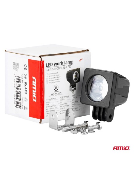 |AutoNeo.roProiector LED pentru Off-Road, ATV, SSV,  culoare 6500K, 1000 lm, tensiune 9 - 36V, dimensiune 50 x 50 mm