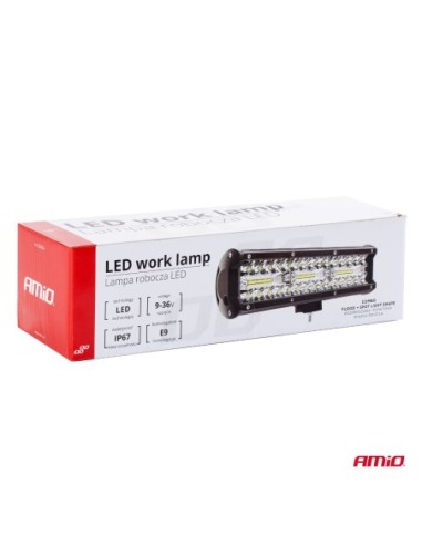 |AutoNeo.roProiector LED pentru Off-Road, ATV, SSV, culoare 6500K, 4800 lm, tensiune 9 - 36V, dimensiuni 240 x 74 mm