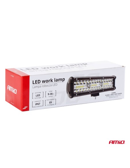 |AutoNeo.roProiector LED pentru Off-Road, ATV, SSV, culoare 6500K, 4800 lm, tensiune 9 - 36V, dimensiuni 240 x 74 mm