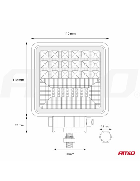 |AutoNeo.roProiector LED pentru Off-Road, ATV, SSV, cu functie de semnalizare, culoare 6500K, 3360 lm, tensiune 9 - 36V