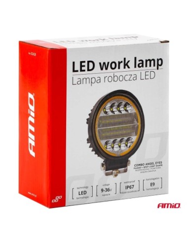 |AutoNeo.roProiector LED pentru Off-Road, ATV, SSV, cu functie de semnalizare, culoare 6500K, 3360 lm, tensiune 9 - 36V, diametru Ø110 mm