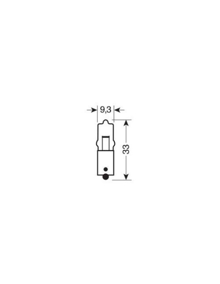 |AutoNeo.roBec halogen 12V - H10W - 10W Pozitie soclu metal BA9s 1buc Narva