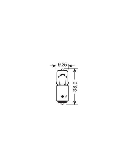 |AutoNeo.roBec halogen 12V - H6W - 6W soclu metal asimetric BAX9s 1buc Narva