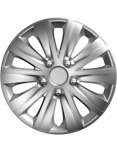 |AutoNeo.roSet capace roti auto Cridem Rapide NC 4buc - Argintiu/Crom - 15''