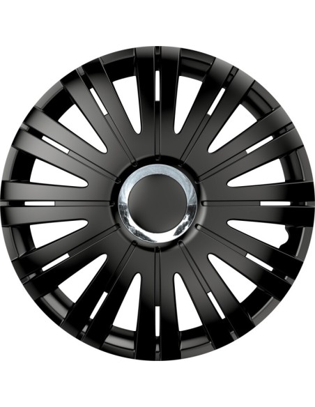 |AutoNeo.roSet capace roti auto Cridem Active RC 4buc - Negru/Crom - 14''