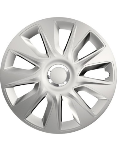 |AutoNeo.roSet capace roti auto Cridem Stratos RC 4buc - Argintiu/Crom - 14''
