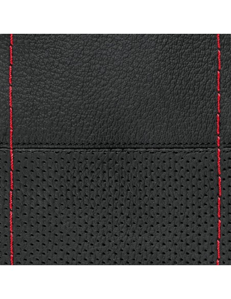 |AutoNeo.roHusa volan piele Sport - Lampa - L - Ø 37-39cm - Negru/Rosu