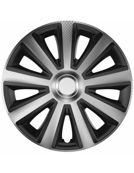 |AutoNeo.roSet capace roti auto Cridem Aviator Carbon 4buc - Argintiu/Negru - 14''
