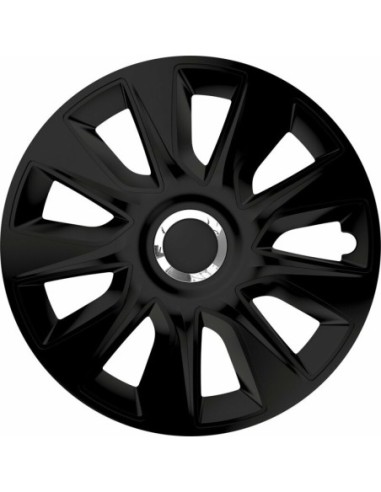 |AutoNeo.roSet capace roti auto Cridem Stratos RC 4buc - Negru/Crom - 17''