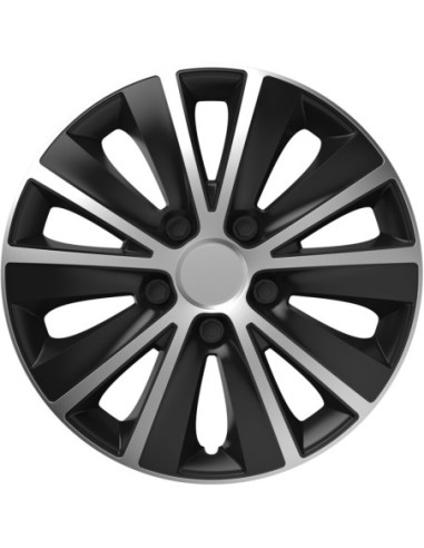 |AutoNeo.roSet capace roti auto Cridem Rapide SB 4buc - Argintiu/Negru - 14''