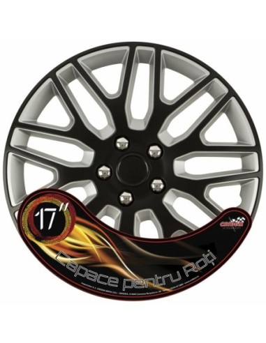 |AutoNeo.roSet capace roti auto Cridem Dakar NC 4buc - Negru/Argintiu - 17"