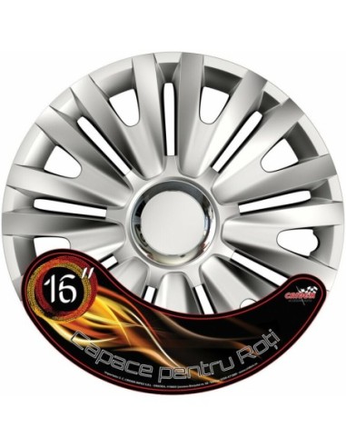 |AutoNeo.roSet capace roti auto Cridem Royal RC 4buc - Argintiu/Crom - 16''