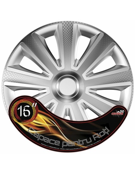|AutoNeo.roSet capace roti auto Cricem Aviator Carbon 4buc - Argintiu - 16''
