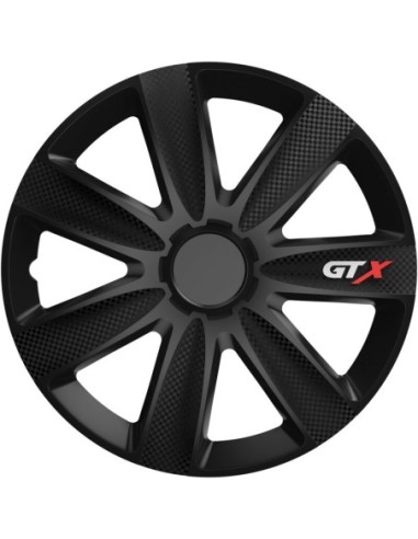 |AutoNeo.roSet capace roti auto Cridem GTX Carbon 4buc - Negru - 17"
