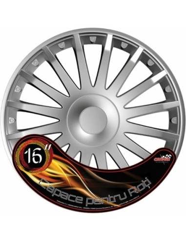 |AutoNeo.roSet capace roti auto Cridem Crystal 4buc - Argintiu - 16''