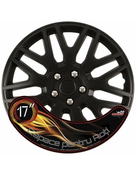 |AutoNeo.roSet capace roti auto Cridem Dakar NC 4buc - Negru/Crom - 17"
