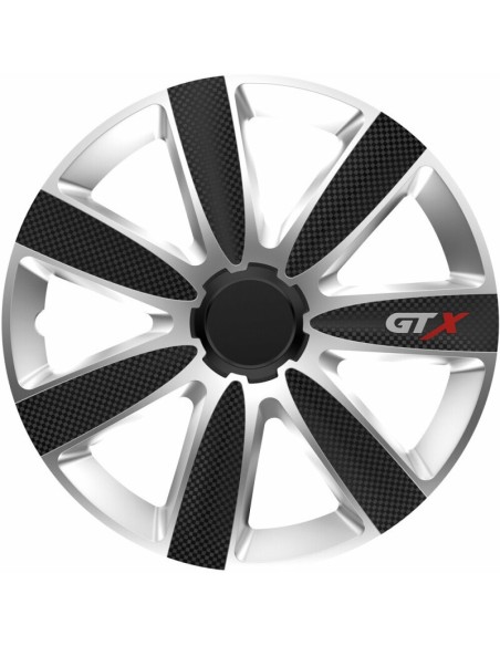 |AutoNeo.roSet capace roti auto Cridem GTX Carbon 4buc - Argintiu/Negru - 14''
