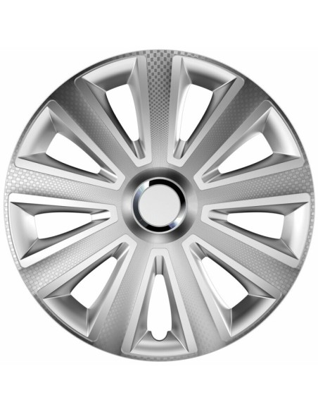 |AutoNeo.roSet capace roti auto Cridem Aviator Carbon RC 4buc - Argintiu/Crom - 16''