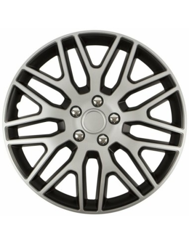|AutoNeo.roSet capace roti auto Cridem Dakar NC 4buc - Argintiu/Negru - 14''