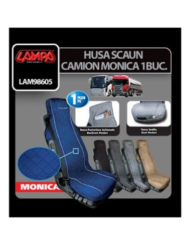 |AutoNeo.roHusa scaun camion Monica microfibra 1buc - Bej