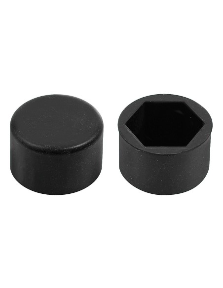 |AutoNeo.roOrnamente prezoane silicon 20buc - Hex 17mm - Negru