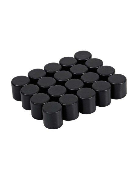 |AutoNeo.roOrnamente prezoane silicon 20buc - Hex 17mm - Negru