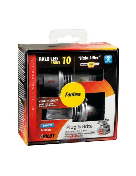 |AutoNeo.roBec Halo Led Serie 10 Halo Killer H4 20W P43t 9/32V 2buc
