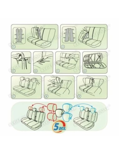 |AutoNeo.roHuse scaun auto Black Sea Super AirBag set complet - Marimea L